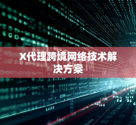 X代理跨境网络技术解决方案 X代理跨境网络技术解决方案