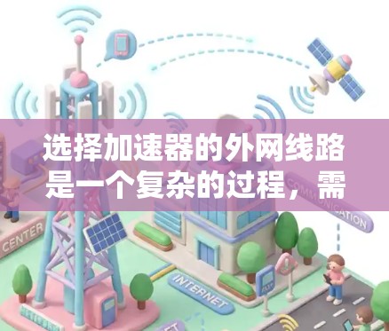 选择加速器的外网线路是一个复杂的过程,需要综合考虑多个因素以确保高效、可靠和安全的数据传输。以下是分步骤的选择指南 选择加速器的外网线路是一个复杂的过程,需要综合考虑多个因素以确保高效、可靠和安全的数据传输。以下是分步骤的选择指南