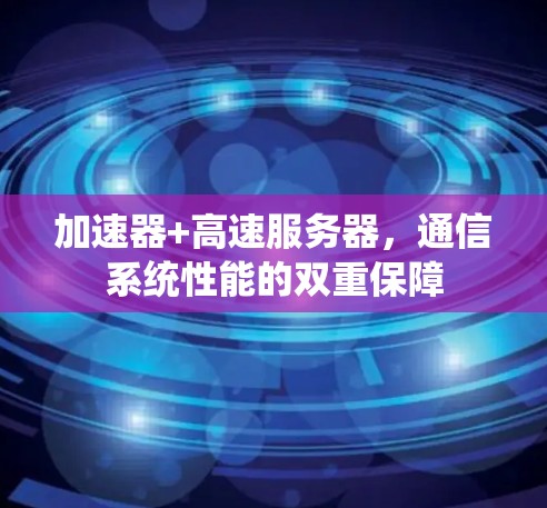 加速器+高速服务器，通信系统性能的双重保障