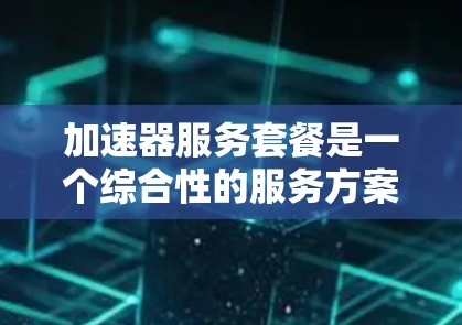 加速器服务套餐是一个综合性的服务方案，旨在为用户提供高效、灵活和可靠的解决方案，支持他们的数据处理、模型训练和部署需求。以下是对加速器服务套餐的详细分析