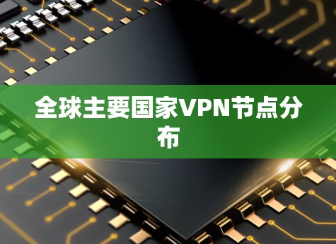全球主要国家VPN节点分布 全球主要国家VPN节点分布