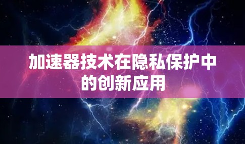 加速器技术在隐私保护中的创新应用