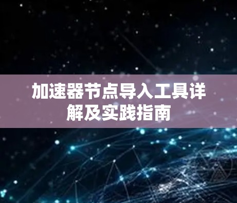 加速器节点导入工具详解及实践指南 加速器节点导入工具详解及实践指南