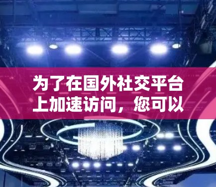 为了在国外社交平台上加速访问，您可以按照以下步骤操作