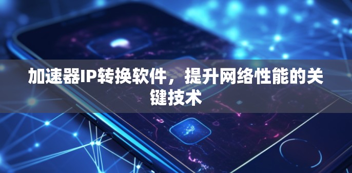 加速器IP转换软件,提升网络性能的关键技术 加速器IP转换软件,提升网络性能的关键技术
