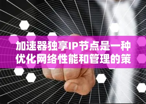 加速器独享IP节点是一种优化网络性能和管理的策略，通过为每个加速器分配独立的IP地址，提升了网络的稳定性、安全性和可管理性。以下是对这一概念的详细分析和总结
