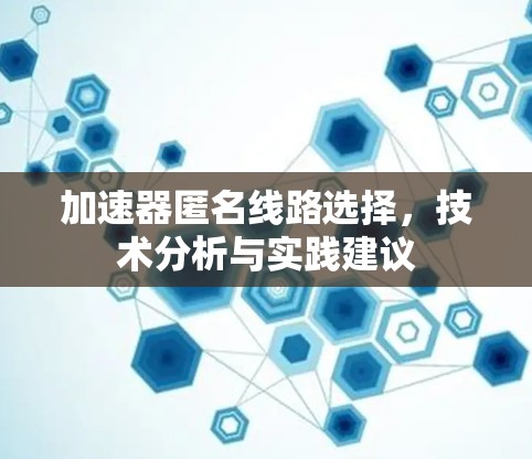 加速器匿名线路选择，技术分析与实践建议