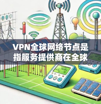 VPN全球网络节点是指服务提供商在全球范围内部署的多个服务器，提供安全、快速的网络连接。以下是对VPN全球网络节点的详细分析