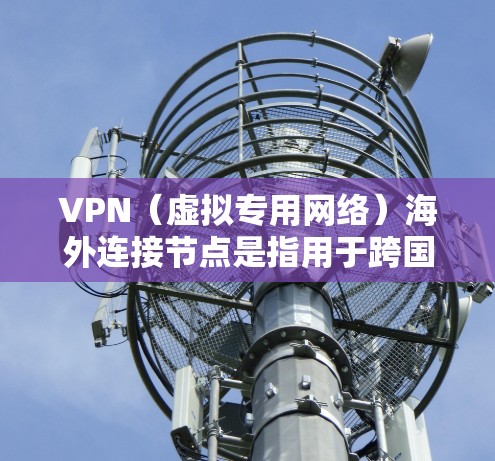 VPN（虚拟专用网络）海外连接节点是指用于跨国或跨区域建立安全、可靠网络连接的服务器节点。这些节点通常位于不同国家或地区，用于为用户提供隐私保护、数据安全以及访问限制的网络资源